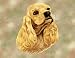Cocker Spaniel Woven Lap Square (Throw Blanket)