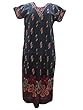 Caftan Night Wear Floral Printed Cotton Kaftans L / M