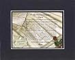 Personalized Touching and Heartfelt Poem for Graduations - To My Precious Daughter, XXXXX . . . Poem on 11 x 14 inches Double Beveled Matting