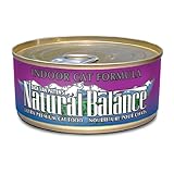 Natural Balance Indoor Cat Formula Cat Food (Pack of 24 6-Ounce Cans)