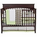 Bacati Metro Collection - Lime/ White/ Chocolate