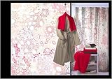 Duschvorhang Showertoy 180x200 cm SJAAK Rot