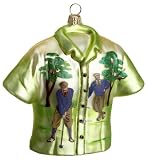 Ornaments To Remember Collector Shirt (Vintage Golf) Hand-Blown Glass Ornament