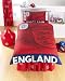 England 3 Lions Red Single Duvet & Pillowcase Set Image