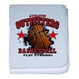 Baby Blanket Sky Blue Athletic Outfitters Basketball Play Strong