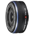 Olympus M.ZUIKO DIGITAL 17mm 1:2.8 Pancake Lens - Black