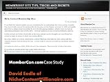 Membership Site Tips Tricks and Secrets