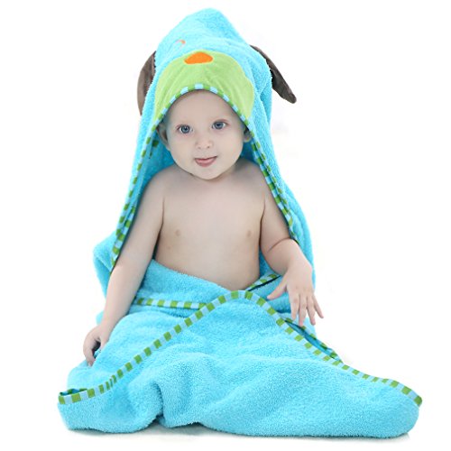 IDGIRL Cartoon Animal Style Hooded Baby Towel 0-6 years