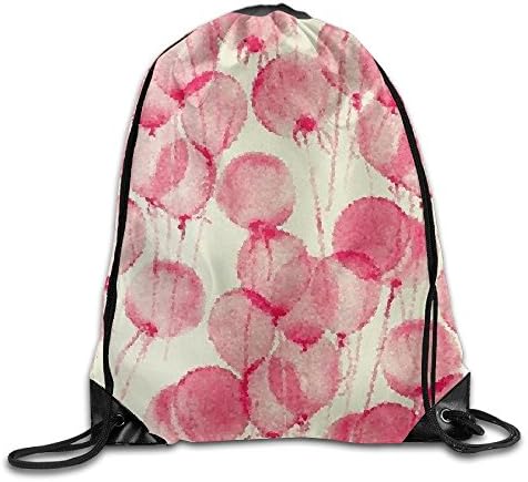 Monsieur Cai Balloons Unisex Travel/School/Trainning/team/Shopping Drawstring Shoulder Bag With Strengthened Grommet