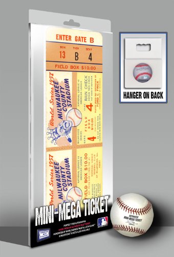 MLB Atlanta Braves 1957 World Series Mini-Mega Ticket