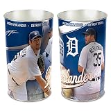DETROIT TIGERS OFFICIAL LOGO WASTEBASKET