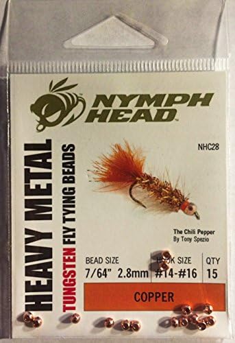 Nymph Head Tungsten Fly Tying Beads - Copper