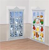 Frosted Window Panes Scene Setter each