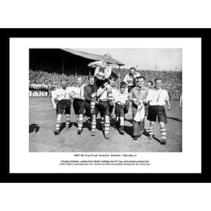 Charlton Athletic 1947 FA Cup Final Framed Photo Memorabilia