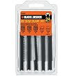 Black & Decker 75-626 Assorted Jigsaw Blades Set, Wood and Metal, 24-Pack