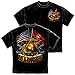 Erazor Bits 100% Cotton Double Flag Gold Globe Marine Corps T-Shirt