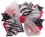 Katelyn&CoBowShockingPink&Zebra