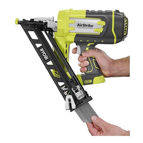 Ryobi P330 18V ONE+TM Angled 15 Ga Finish Nailer Battery and Charger