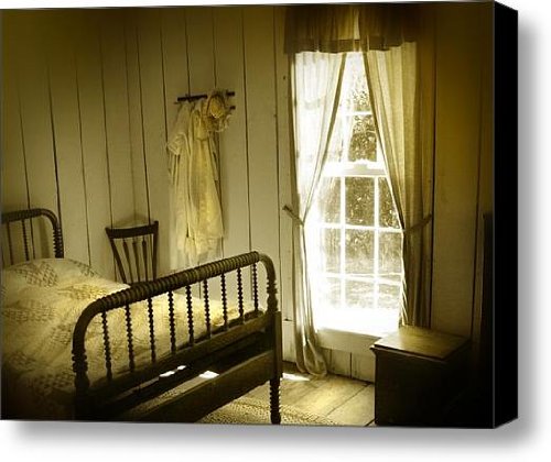 Yellow Bedroom Light Canvas Print / Canvas Art - Artist Mal Bray