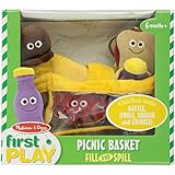 Melissa & Doug Deluxe Picnic Basket Fill & Spill Soft Baby Toy