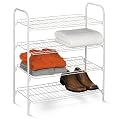 Honey-Can-Do SHO-01172 4-Tier Closet Accessory Shelf, White