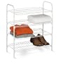 Honey-Can-Do SHO-01172 4-Tier Closet Accessory Shelf, White
