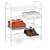 Honey-Can-Do SHO-01172 4-Tier Closet Accessory Shelf, White