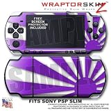 Rising Sun Purple WraptorSkinz Skin and Screen Protector Kit fits Sony PSP Slim (PSP 2000)