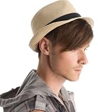  G By Guess Paper Straw Hat, Tan (m/l)