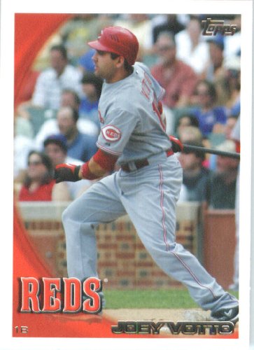 2010 Topps Baseball Card #48 Joey Votto Cincinnati Reds - Mint Condition - Shipped In Protective ScrewDown Display Case!