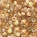 Czech Seed Beads 6/0 'Saharan Sands' Mix Cream Tan (1 Ounce)