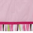 Tiddliwinks Raspberry Garden Dust Ruffle