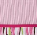 Tiddliwinks Raspberry Garden Dust Ruffle