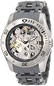 Invicta Men's 1255 Sea Spider Mechanical Skeleton Dial Grey Polyurethane Watch