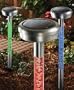 3 - Pk. of Color - changing Solar Landscape Lights