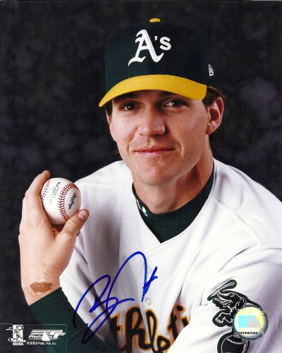 BARRY ZITO,OAKLAND ATHLETICS,A'S,SAN FRANCISCO GIANTS,MONEY BALL,SIGNED,AUTOGRAPHED 8X10,PHOTO,COA,RARE HARD TO FIND PHOTO
