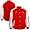 adidas Arkansas Razorbacks Cardinal Youth Reversible Varsity Jacket