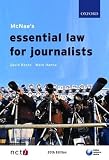 McNaes Essential Law for Journalists