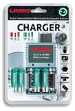 UniRoss X-Press 150 Battery Charger inc 4 x AA 1300 mAh Rechargeable Batteries