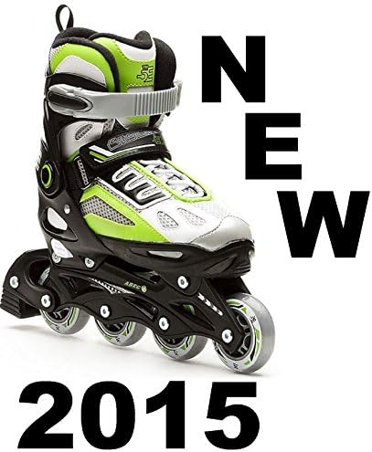 5th Element Kids Inline Skates 2015 Adjustable From Size 5 to Size 8 Just Click (5 to 8)