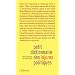 Petit dictionnaire des injures politiques
