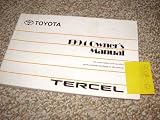 1994 Toyota Tercel Owners Manual