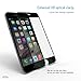 GPEL Screen Protector for iPhone 6 / 6s Plus, Full Cover, Screen Protector Real Japanese Nippon Asahi Real Tempered Glass [Black]