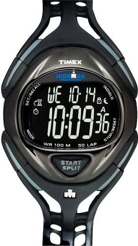 TIMEX (タイメックス) 腕時計 アイアンマン トライアスロンスリーク 50ラップ ウレタンストラップ ブラックコレクション 日本限定モデル T5K324 メンズ [正規輸入品]
