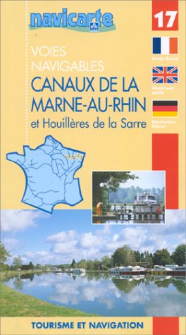City Travel Guides Discounted  Livres : Carte marine : Les canaux de la Marne au Rhin