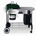 Weber 847001 22-1/2-Inch Performer Charcoal Grill with Touch-N-Go Propane Ignition, Green