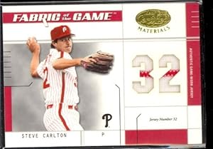 03 Leaf Certified Steve Carlton Jersey Card 07/32