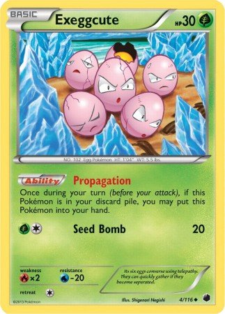 Pokemon - Exeggcute (4/116) - Plasma Freeze