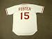 GEORGE FOSTER Cincinnati Reds 1975 Majestic Cooperstown Throwback Home Baseball Jerse...