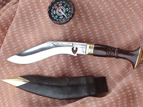 Gurkha Kukri Knife - 5" Blade Cheetlange Kukri - Standard Kitchen Knife- in Nepal and Imported By Namaste Craft